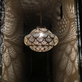 Artisan Moroccan Brass Teardrop Ceiling Lamp - View 1