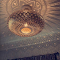 Open Downlight Moroccan Brass Ceiling Lamp - View 1