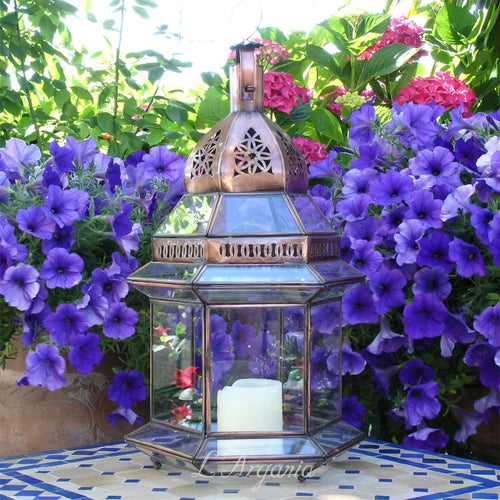 Classic Clear Glass Moroccan Lantern - View 2