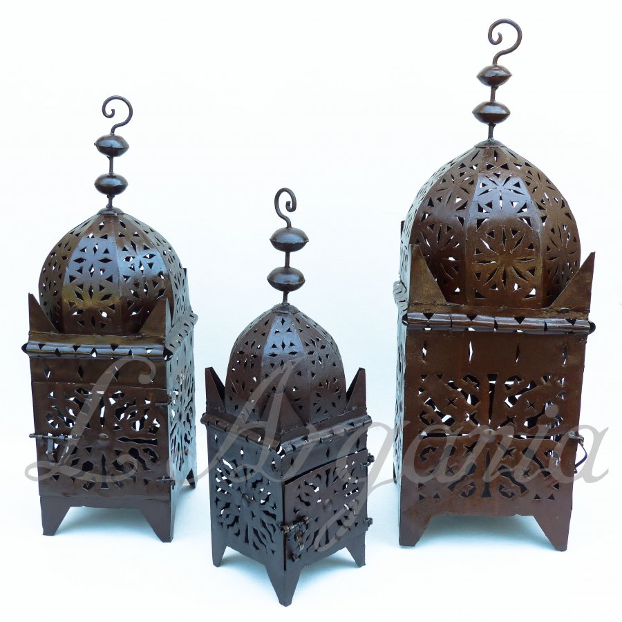 Handcrafted Fnar Moroccan Brass Light - View 4