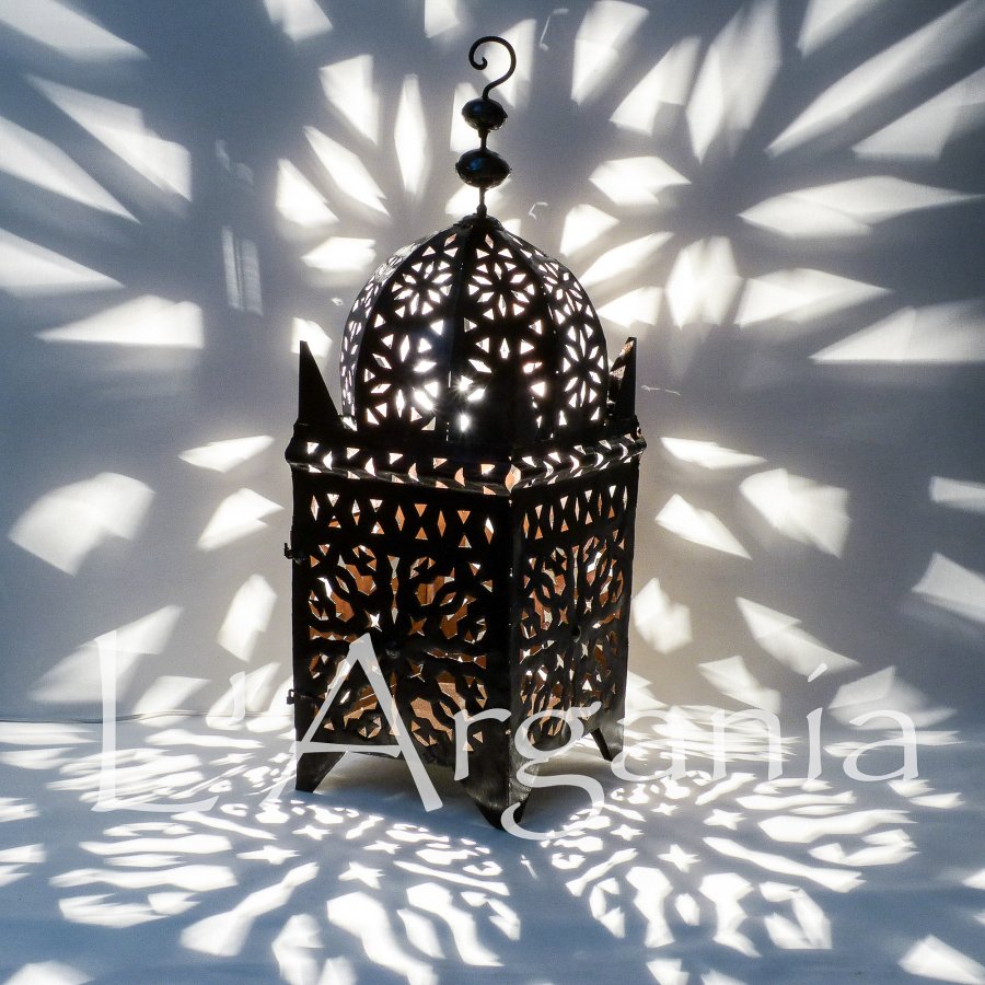 Handcrafted Fnar Moroccan Brass Light - View 5