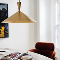 Cone Ceiling Light Gold Brass - View 1