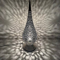 Crescent Moon Moroccan Brass Table Lamp - View 1