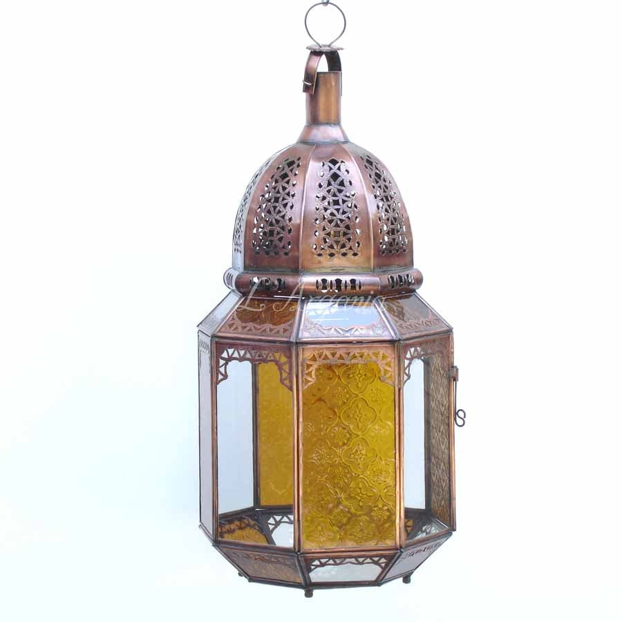 Handcrafted Jawhar Mandarine Moroccan Brass Light - View 4