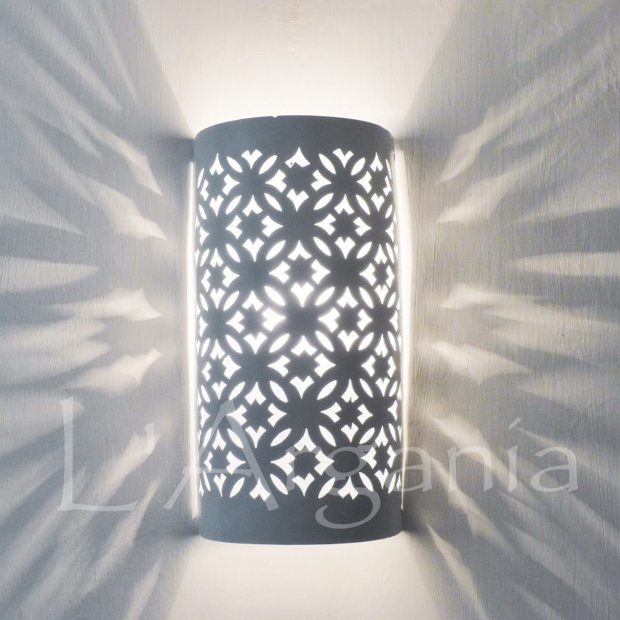 Handcrafted Black Iron Wall Sconce Light - View 3