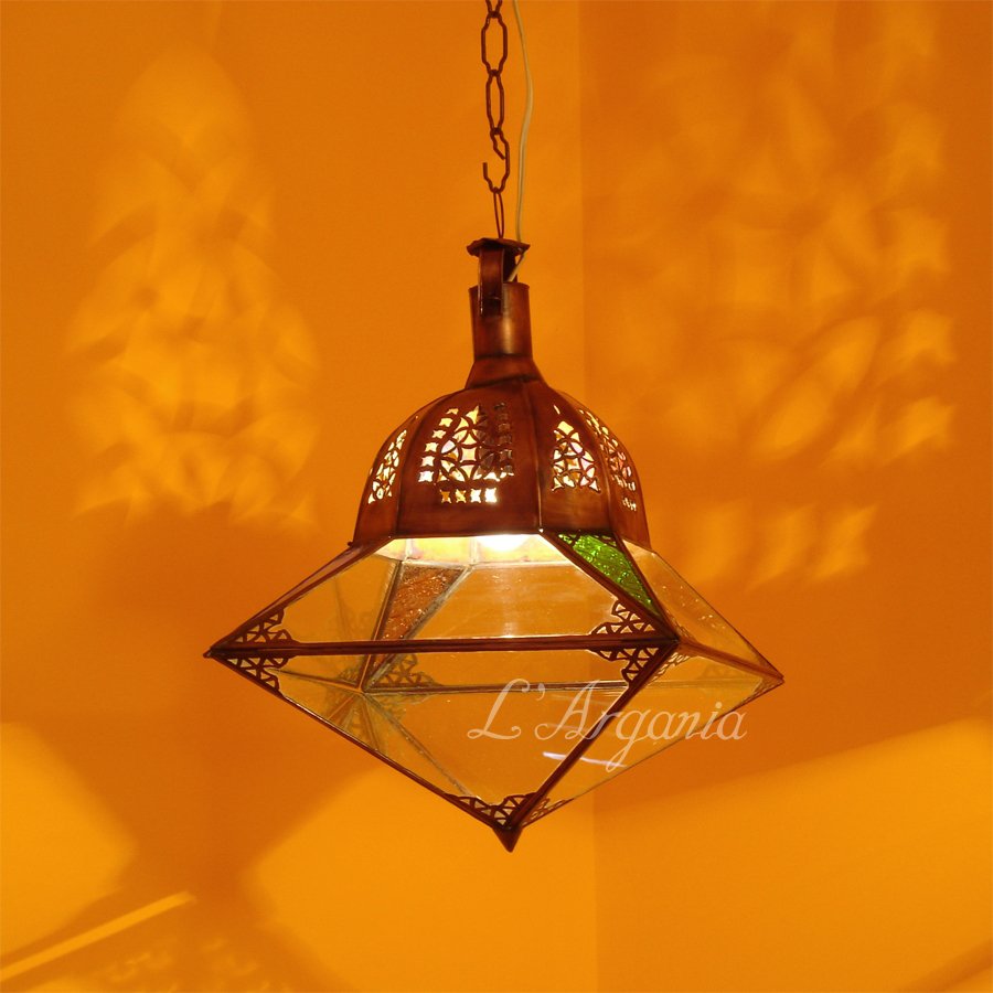 Handcrafted Mahzen Copper Xl Moroccan Brass Light - View 3