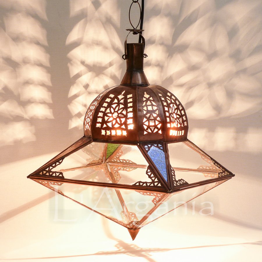 Handcrafted Mahzen Copper Xl Moroccan Brass Light - View 1