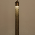 Smooth Spun Brass Drop Pendant Light - View 1