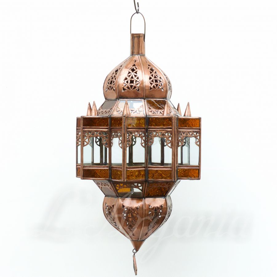 Handcrafted Mqenta Mandarine Moroccan Brass Light - View 2