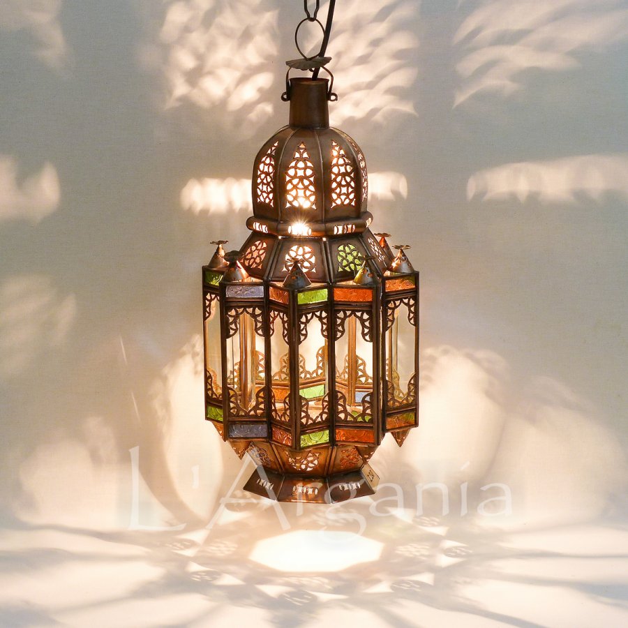 Handcrafted Mqenta Mini Moroccan Brass Light - View 1
