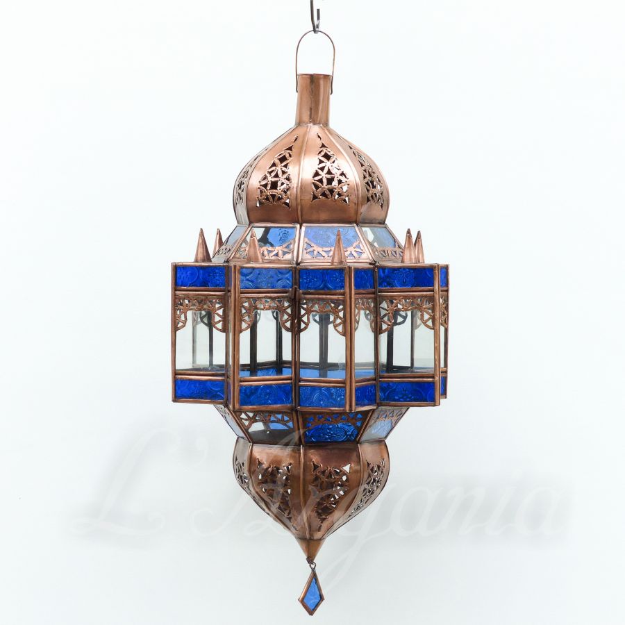 Handcrafted Mqenta Sky Moroccan Brass Light - View 2