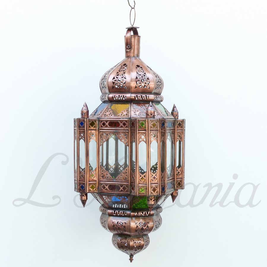 Handcrafted Nayira Khalid Moroccan Brass Light - View 2