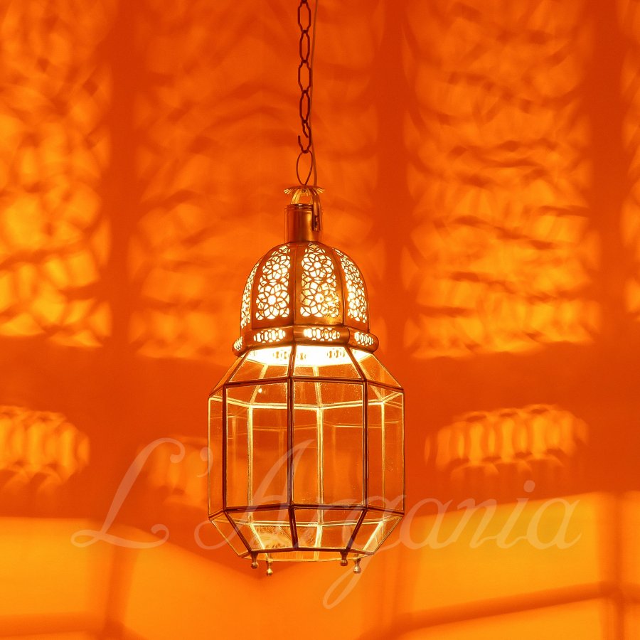 Handcrafted Sahil Silver Moroccan Brass Light - View 4